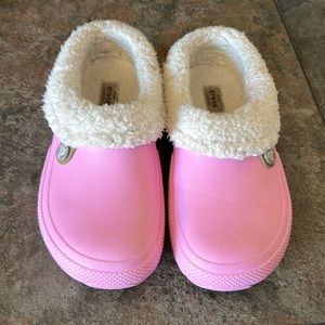 Pink Crocs